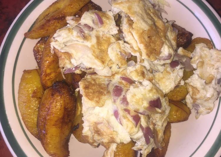 Plantain and egg