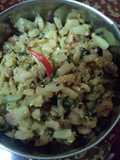 Banana stem fry (Thor ghonto)
