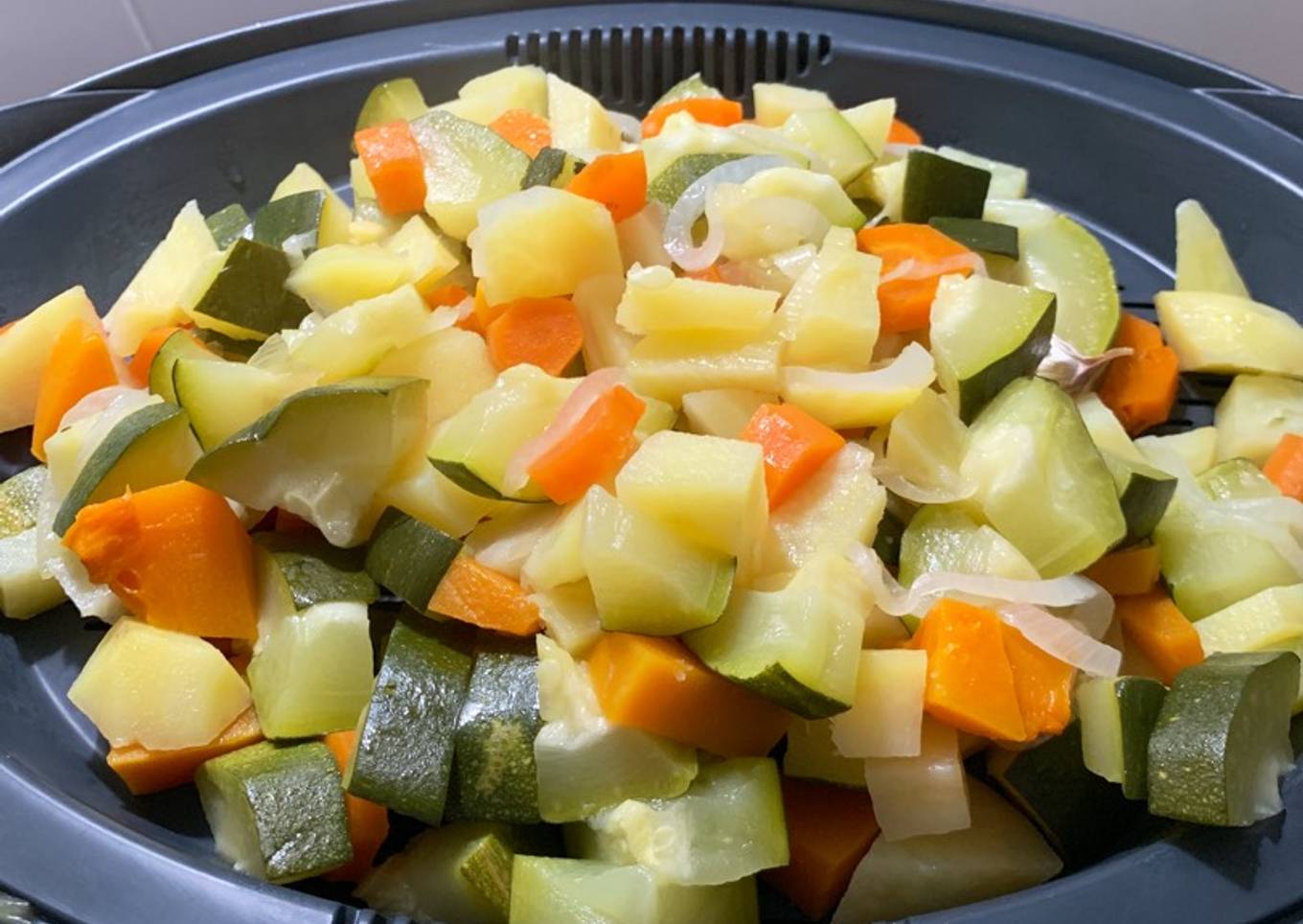 Verduras al vapor en thermomix ¡verduras en mi Varoma!