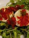 Ensalada de Queso de Cabra y pimientos