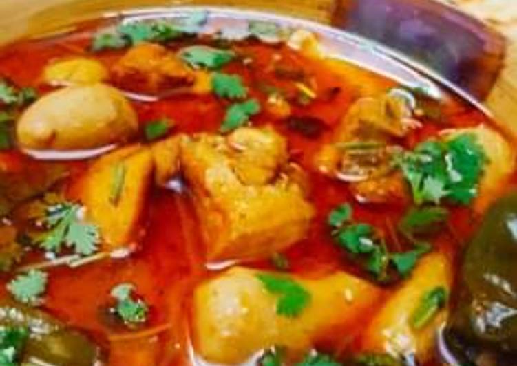 Easy Way to Prepare Delicious Arvi Gosht with chapati