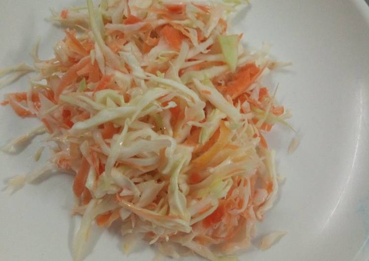 Steps to Prepare Quick Coleslaw salad