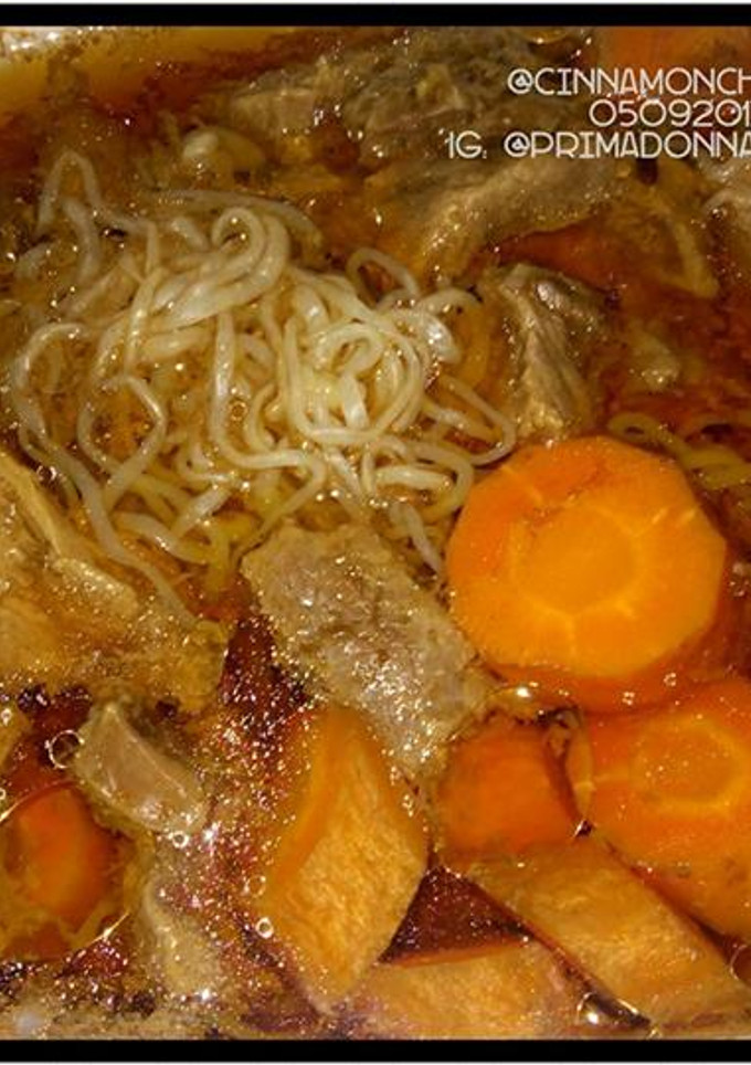 A picture of Simple Nikujaga (Beef Stew) in Slow Cooker.
