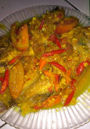 Foto resep Ikan mas bumbu kuning