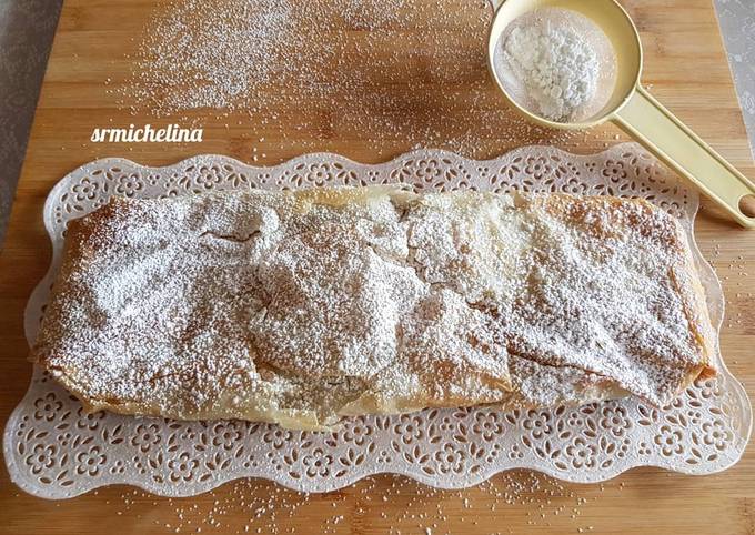 Modo più semplice a Fai  Perfetto Strudel di mele con pasta fillo