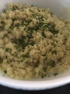 Una foto de Arroz de coliflor