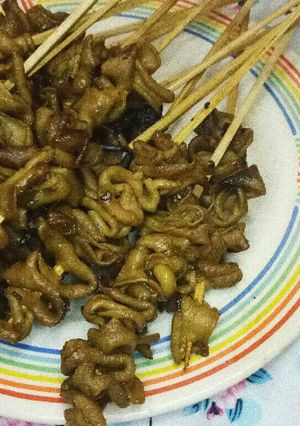 Foto resep Sate usus ayam ala angkringan