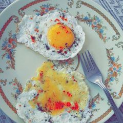 Poached eggs/ Half fry eggs A picture of Poached eggs/ Half fry eggs.