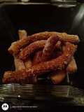 Churros con azúcar flor y manjar