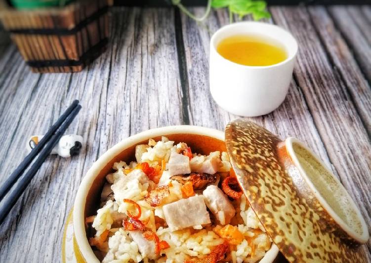 Yam rice (nasi keladi)