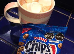 Una foto de Chocolate caliente con malvaviscos