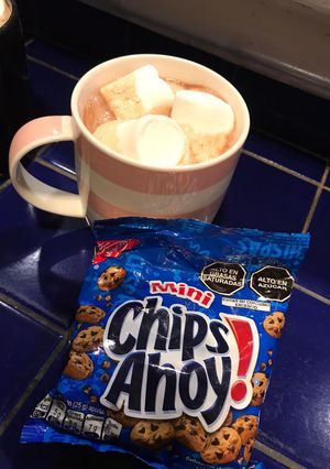 Una foto de Chocolate caliente con malvaviscos