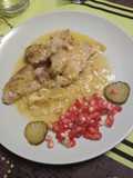 Pavo en salsa de naranja