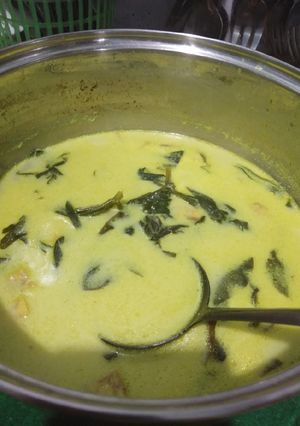 Foto resep Bobor daun lembayung tempe