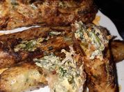 A picture of chicken egg roll