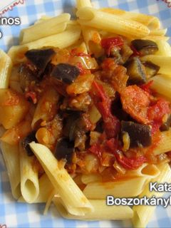 Padlizsános lecsó (Gluténmentesen is) recept fotója