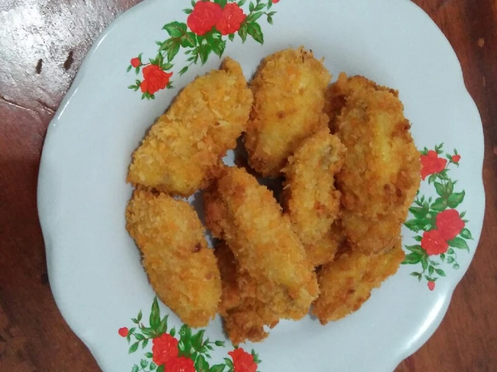 Langkah Mudah untuk Membuat Resep Pisang goreng crispy yang Uenak Anti Ribet, Mantap