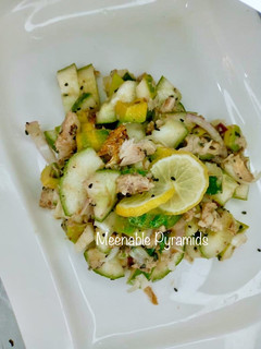A picture of Avocado tuna salad.