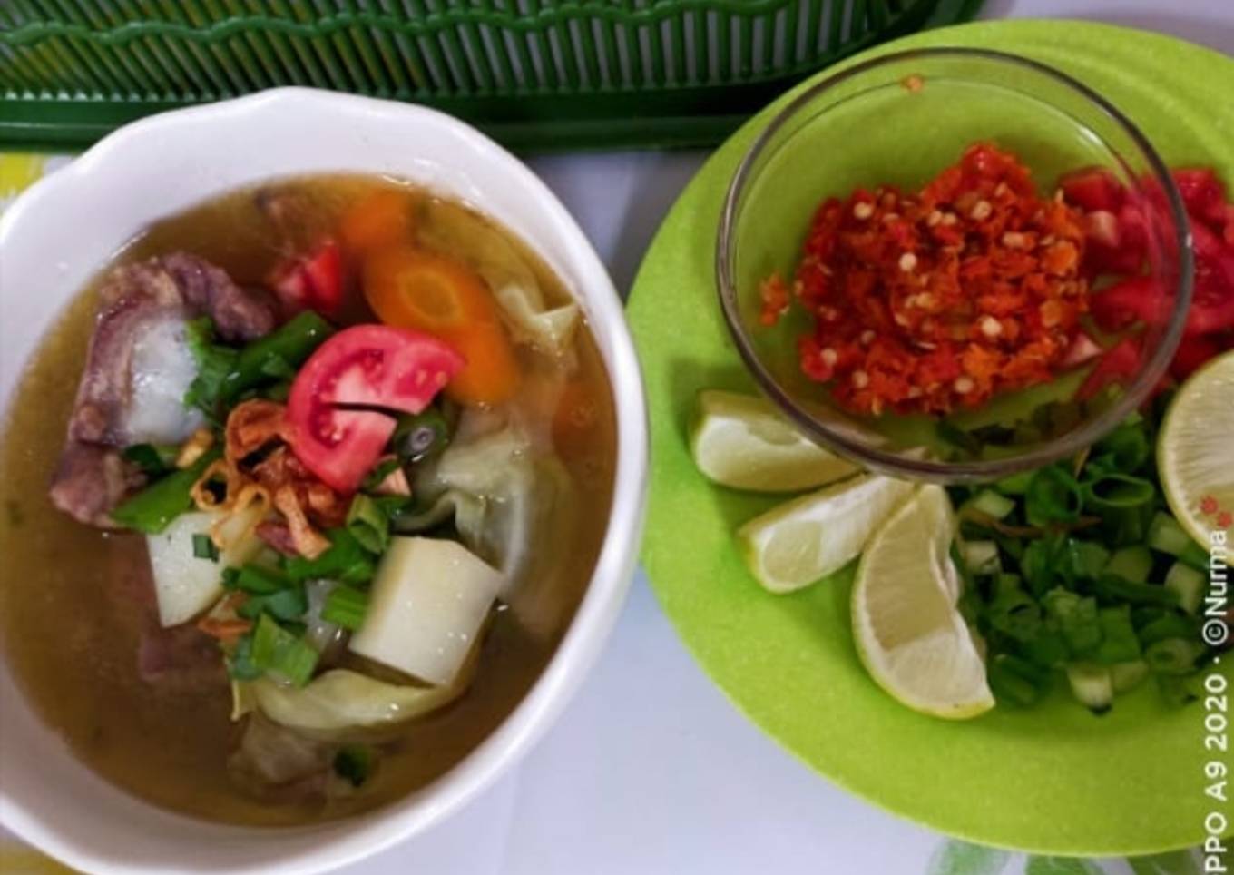 Sop iga sapi ala nurma