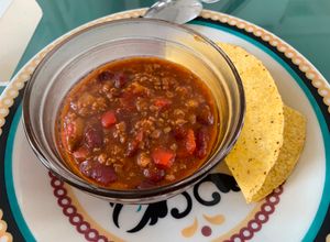 Foto de Chili com carne e feijão
