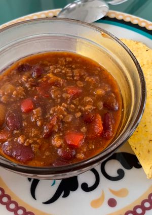 Foto de Chili com carne e feijão