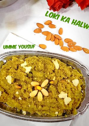 A picture of Lauki ka Halwa.