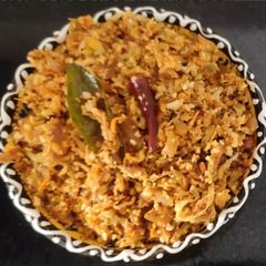 A picture of Drumstick flower spicy fry.