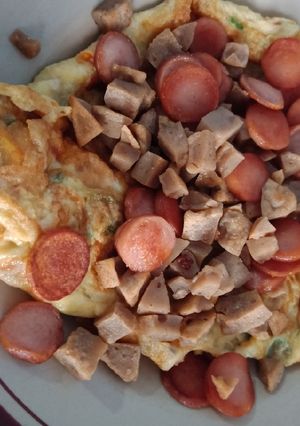 Foto resep Telur goreng pizza