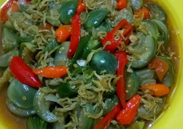 Tumis Terong Bulat Teri Medan