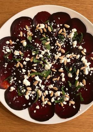 Foto de Carpaccio de Beterraba