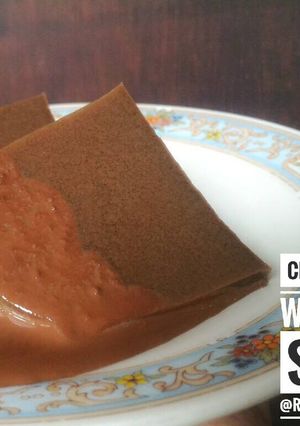 Foto resep Choco pudding with lindt sauce