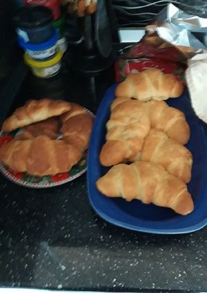 A picture of Brioche alla nutella.