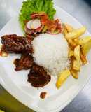 Costillas de cerdo a la bbq sin horno