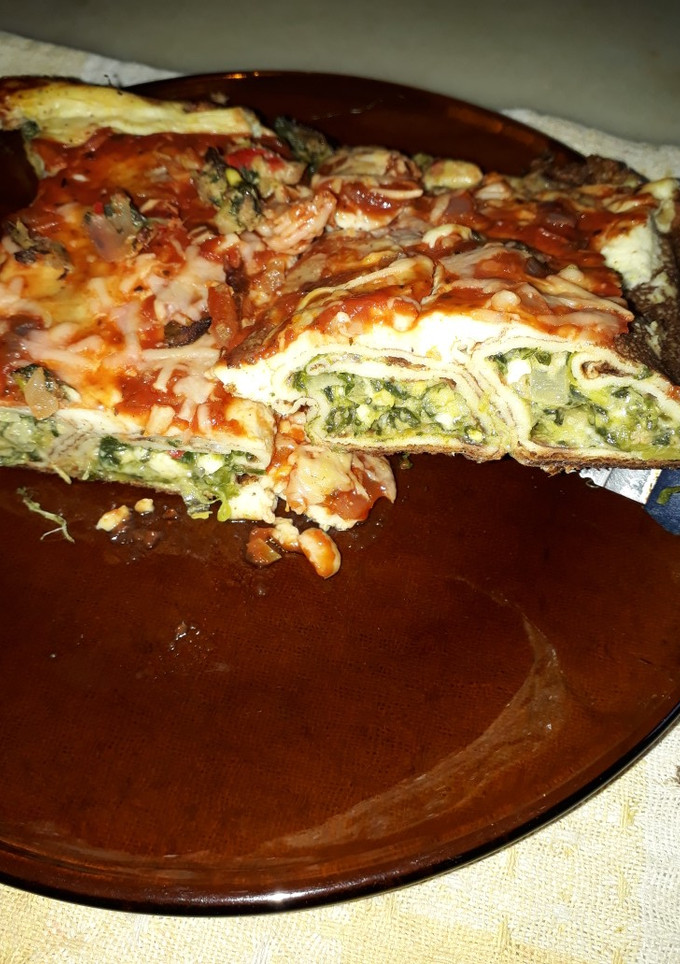 Una foto de Canelones de carne y espinaca (para agasajar al papá de la casa)