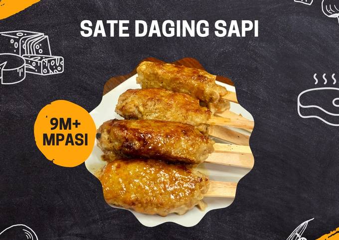 Sate Daging Sapi : 9m+ Finger Food MPASI foto resep utama