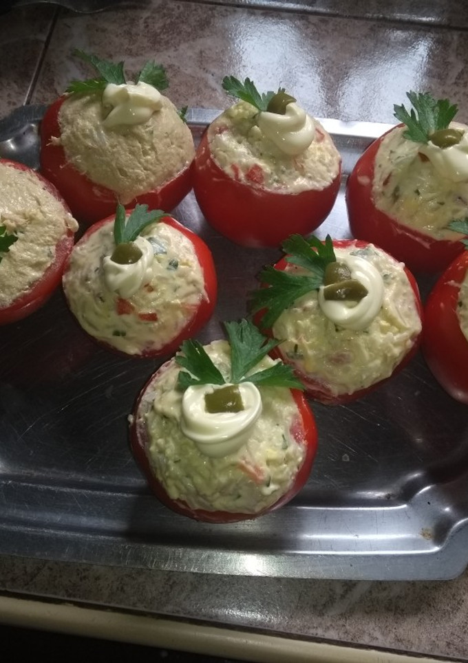 Una foto de Tomates rellenos
