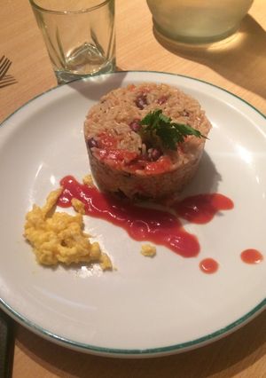 Una foto de Gallo pinto