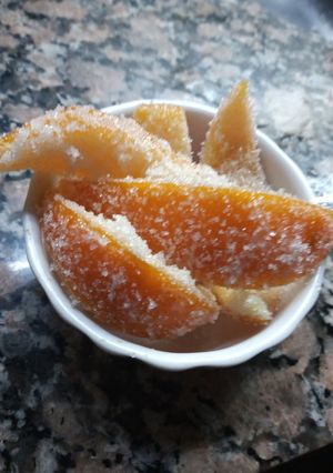 Una foto de Cascaritas de naranja abrillantadas