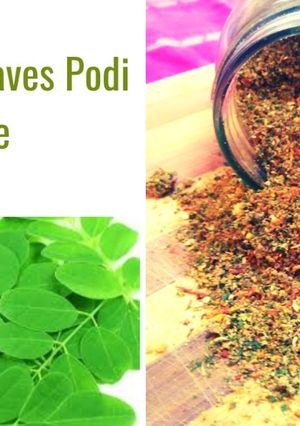A picture of How to make healthy drumstick leaves powder?.