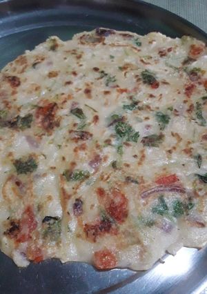 ভেজিটেবল প্যান কেক (vegetable pancake recipe in Bengali) রেসিপির প্রধান ছবি
