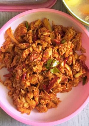 Foto resep Ayam Suwir Pedas