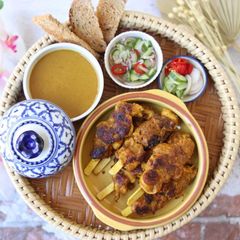A picture of Thai Chicken Satay.