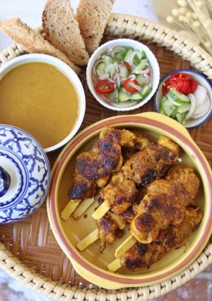 A picture of Thai Chicken Satay.
