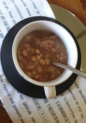 A picture of Lappies boontjie soup.