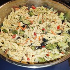 A picture of Greek Pasta Salad (Version 1).