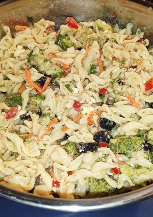A picture of Greek Pasta Salad (Version 1).