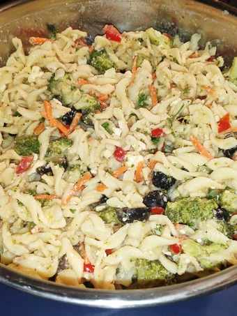 Easy Way Make Greek Pasta Salad (Version 1) the So Delicious Makes you drool