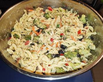 Easy Prepare Recipe Greek Pasta Salad Version 1 Delicious and Healthy