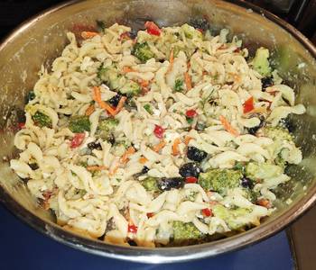 Fresh, Serving Recipe Greek Pasta Salad Version 1 Delicious Perfect