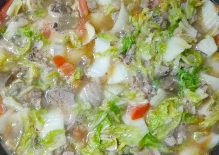 Resep Tumis Sawi Ati Ampela, Enak